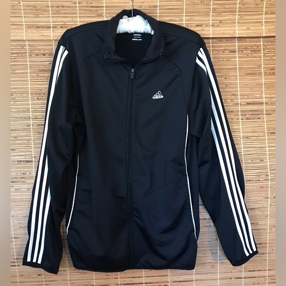 Adidas Warm Up Jacket with Pockets Size Medium - Picture 1 of 7